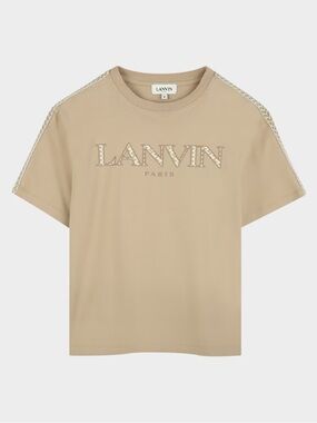 Lanvin Boy's Logo-Embroidered T-Shirt - Size 10